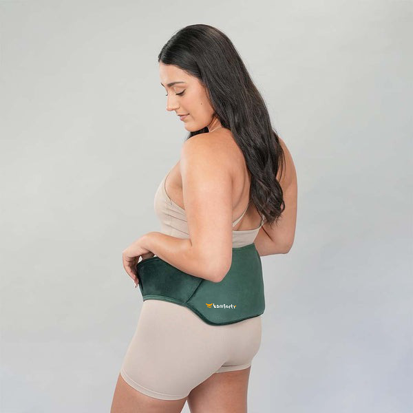 omforty Electric Hot Water Bottle + Body Strap