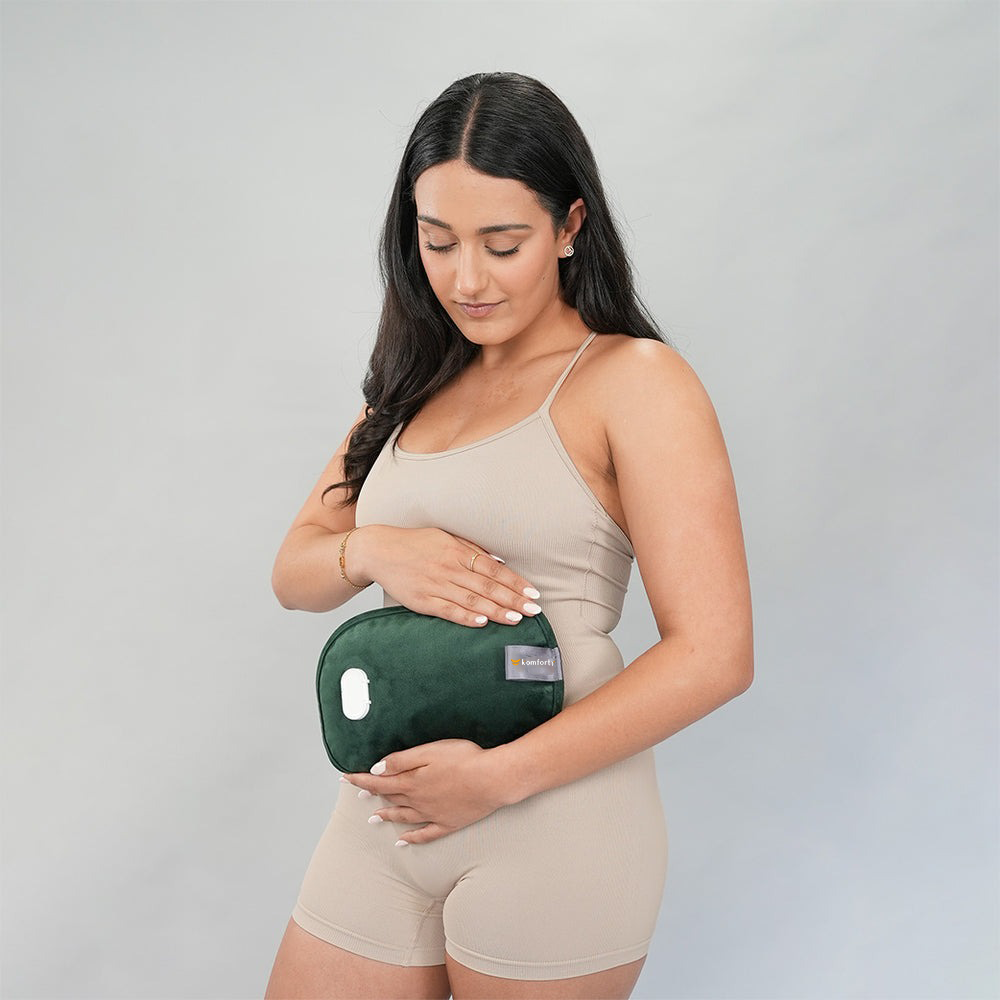 omforty Electric Hot Water Bottle + Body Strap