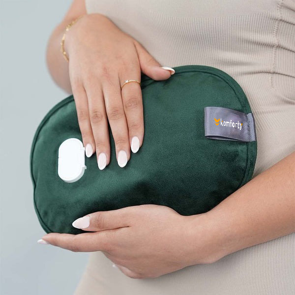 omforty Electric Hot Water Bottle + Body Strap